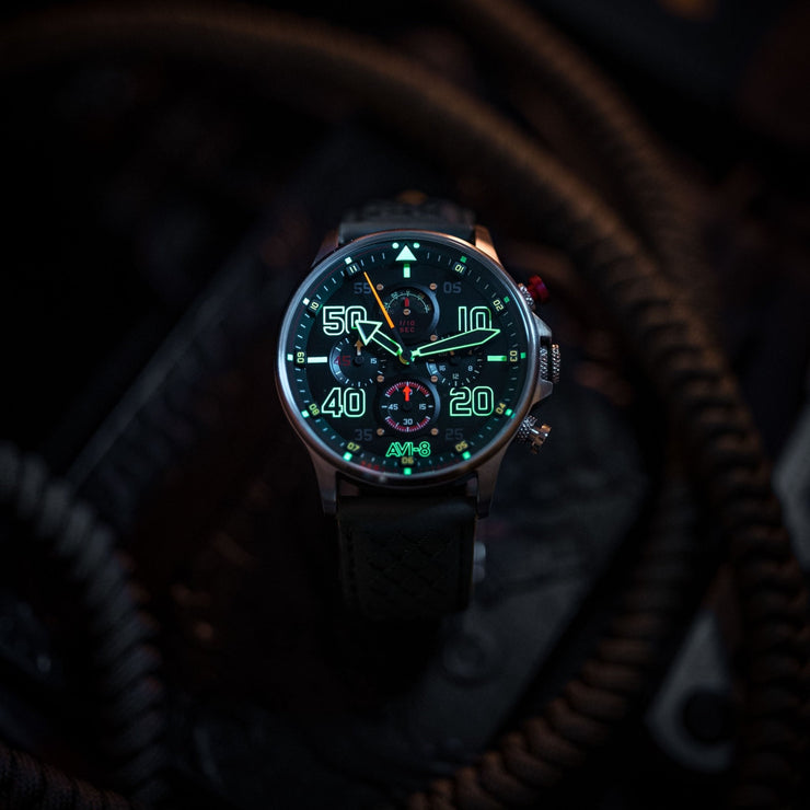 AVI - 8 Hawker Typhoon RB396 Sheila Chrono Goch Green Limited Edition - Watches.com - AV - 4093 - 08