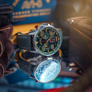 AVI - 8 Hawker Typhoon RB396 Sheila Chrono Goch Green Limited Edition - Watches.com - AV - 4093 - 08