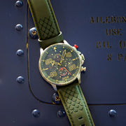 AVI - 8 Hawker Typhoon RB396 Sheila Chrono Goch Green Limited Edition - Watches.com - AV - 4093 - 08