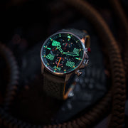 AVI - 8 Hawker Typhoon RB396 Sheila Chrono Goch Green Limited Edition - Watches.com - AV - 4093 - 08