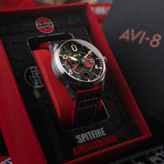 AVI - 8 Lock Chronograph Airfix Edition Raven Black - Watches.com - AV - 4089 - 09