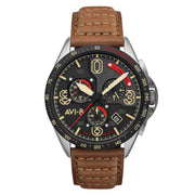 AVI - 8 P - 51 Mustang Blakeslee Chronograph Bronze Oak - Watches.com - AV - 4077 - 02