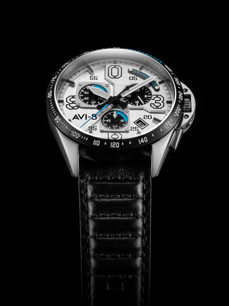 AVI - 8 P - 51 Mustang Blakeslee Chronograph Command Pilot - Watches.com - AV - 4077 - 01