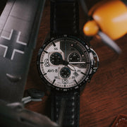 AVI - 8 P - 51 Mustang Blakeslee Chronograph Command Pilot - Watches.com - AV - 4077 - 01