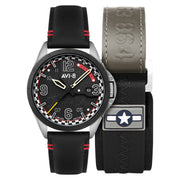 AVI - 8 P - 51 Mustang Twilight Tear Automatic Limited Edition Twilight Black - Watches.com - AV - 4111 - 01