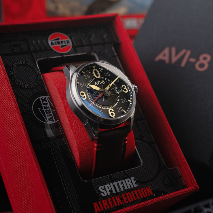 AVI - 8 Smith Automatic Airfix Edition Granite Black - Watches.com - AV - 4090 - 08