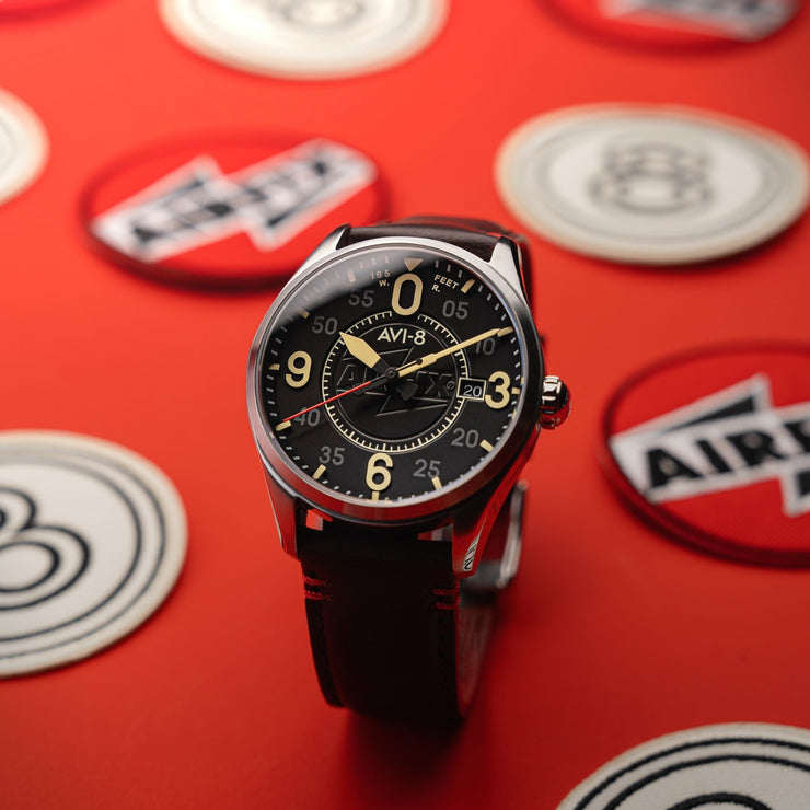 AVI - 8 Smith Automatic Airfix Edition Granite Black - Watches.com - AV - 4090 - 08