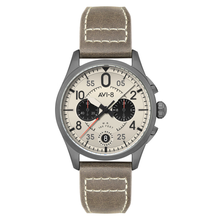 AVI - 8 Spitfire Lock Chronograph Ghost Grey - Watches.com - AV - 4089 - 06