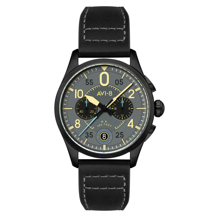 AVI - 8 Spitfire Lock Chronograph Heavy Grey - Watches.com - AV - 4089 - 08