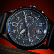 AVI - 8 Spitfire Lock Chronograph Slate Black - Watches.com - AV - 4089 - 03