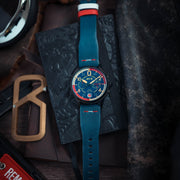 AVI - 8 Spitfire P8331 Laguna Chrono Sumatra Blue Limited Edition - Watches.com - AV - 4105 - 01