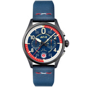 AVI - 8 Spitfire P8331 Laguna Chrono Sumatra Blue Limited Edition - Watches.com - AV - 4105 - 01