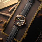 AVI - 8 Spitfire Smith Automatic Distressed Blue - Watches.com - AV - 4090 - 05