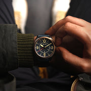 AVI - 8 Spitfire Smith Automatic Distressed Blue - Watches.com - AV - 4090 - 05