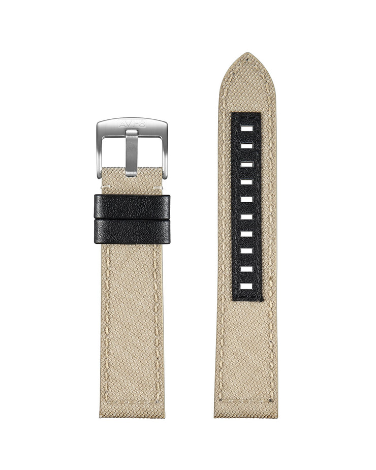 AVI - 8 Strap Program Cordura Strap Beige - Watches.com - AV - STRAP22 - C01