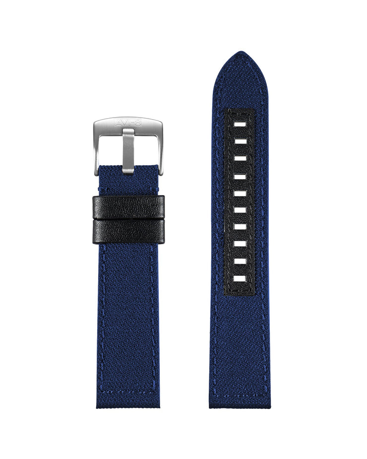 AVI - 8 Strap Program Cordura Strap Blue - Watches.com - AV - STRAP22 - C04