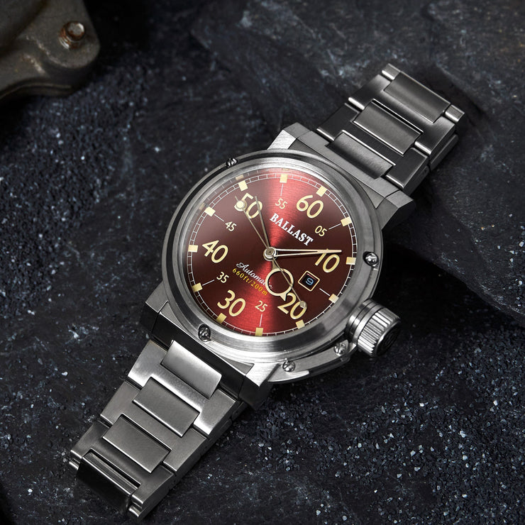 Ballast Holland Automatic Red SS - Watches.com - BL - 3150 - 22