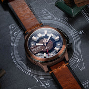 Ballast Trafalgar Titanium Automatic Rose Gold Brown - Watches.com - BL - 3135 - 03