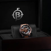 Ballast Trafalgar Titanium Automatic Rose Gold Brown - Watches.com - BL - 3135 - 03