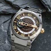 Ballast Valiant Pampanito Automatic Brown SS - Watches.com - BL - 3147 - 44