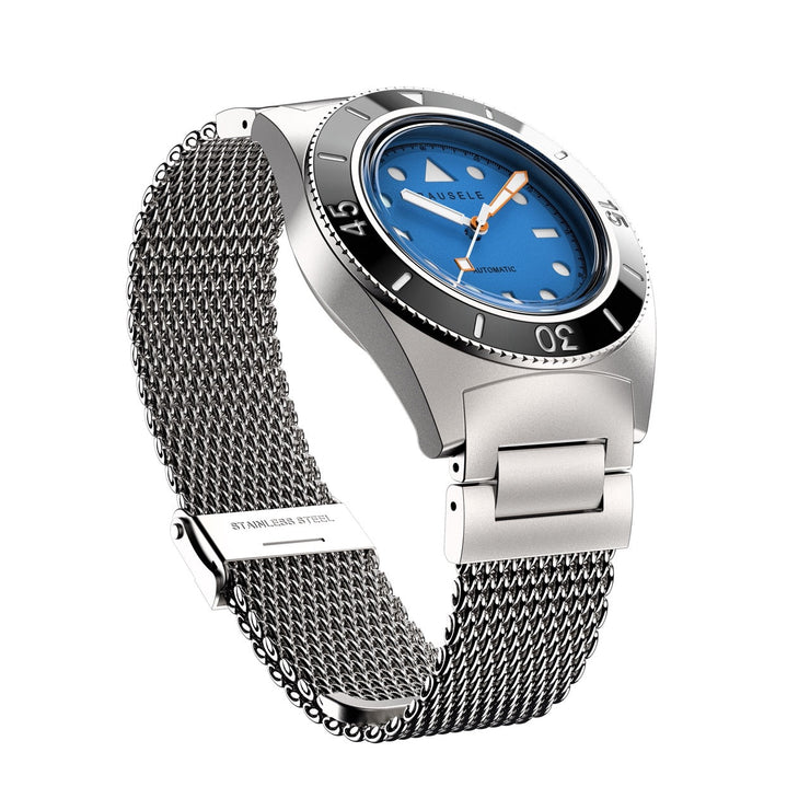 Bausele Endless Sunrise Automatic Alcyone Blue - Watches.com - BESSSM1BU1