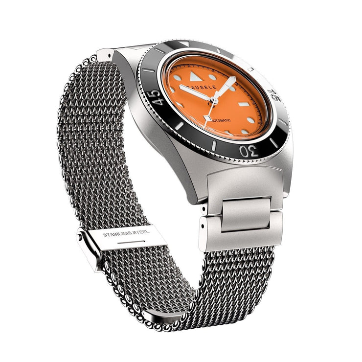 Bausele Endless Sunrise Automatic Tangerine Sun - Watches.com - BESSSM1OR1