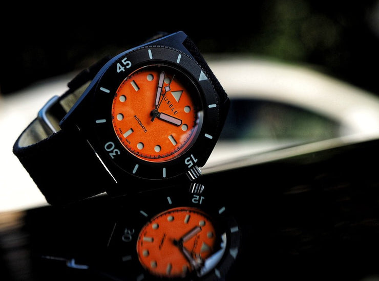 Bausele Infinite Sunset Automatic Outback Amber Limited Edition - Watches.com - 