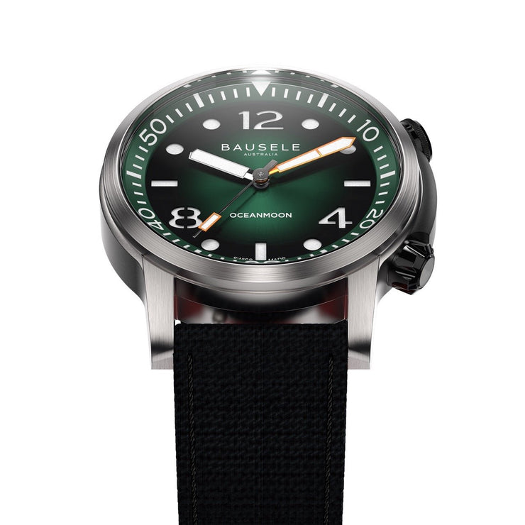 Bausele Oceanmoon V Automatic Emerald Green - Watches.com - 