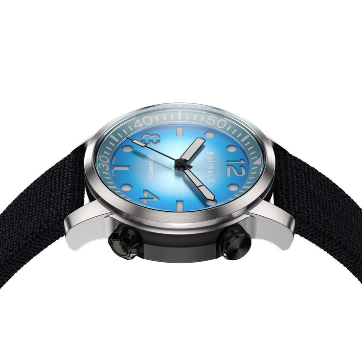 Bausele Oceanmoon V Automatic Pacific Blue - Watches.com - 