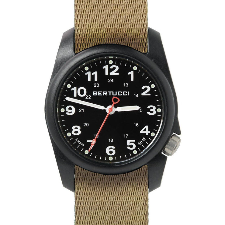 Bertucci A - 1R Field Comfort Black Tan - Watches.com - 10502