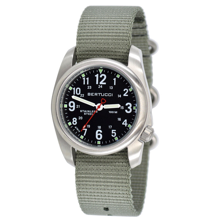 Bertucci A - 2S Field Silver Drab Green - Watches.com - 11051