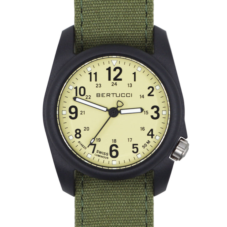 Bertucci DX3 Canvas Saguaro Green - Watches.com - 11093