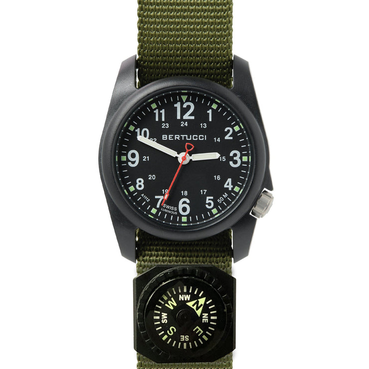 Bertucci DX3 Compass Black Green - Watches.com - 11103