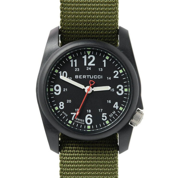 Bertucci DX3 Field Black Forest Green - Watches.com - 11016