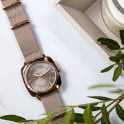 Briston Clubmaster Chic HM Gold Grey Taupe - Watches.com - 21536.PRA.UBR.30.NT