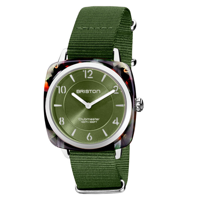 Briston Clubmaster Chic HM Green Olive angled shot picture