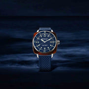 Briston Clubmaster Legend Automatic Diver Acetate Navy Blue - Watches.com - 241740.SA.T.15.FNB