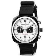 Briston Clubmaster Sport Chrono Black White - Watches.com - 17142.SA.BS.2.NB