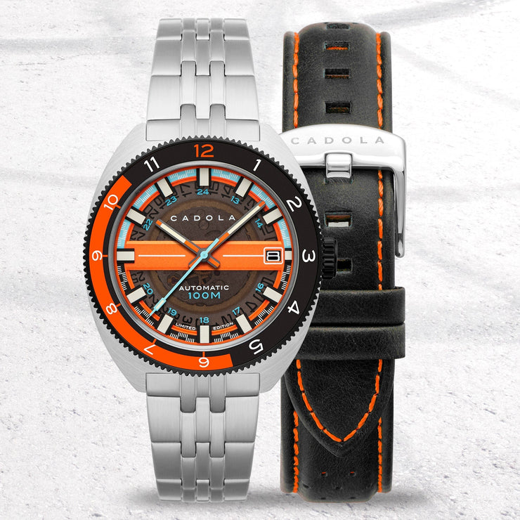 Cadola 1977 Automatic Limited Edition Tangerine - Watches.com - CD - 1024 - 66