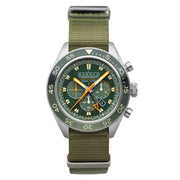 Cadola Ahrens Chronograph Track Green - Watches.com - CD - 1036 - 02