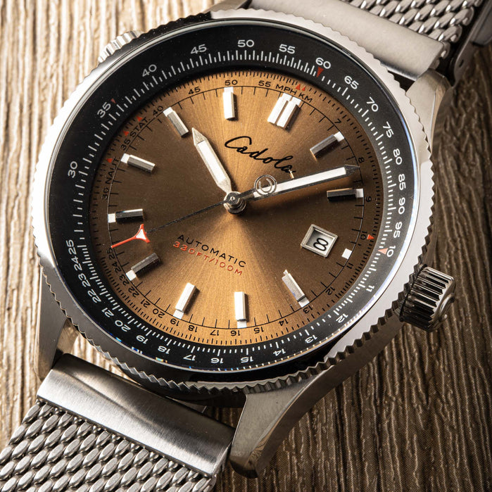 Cadola Aviateur Automatic Deep Copper angled shot picture