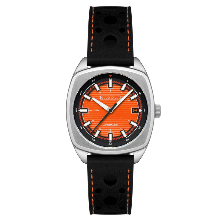 Cadola Buxton Automatic Tangerine Orange - Watches.com - CD - 1057 - 05