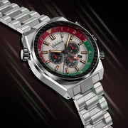 Cadola Cosworth Costin Dual Time Chronograph Limited Edition Italian Khaki - Watches.com - CD - 1042 - 22