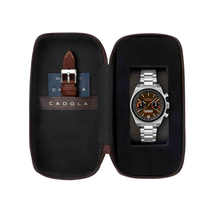 Cadola Cosworth Costin Swiss Chrono Caramel Brown Limited Edition - Watches.com - CD - 1040 - 22