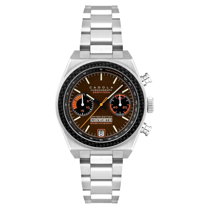 Cadola Cosworth Costin Swiss Chrono Caramel Brown Limited Edition - Watches.com - CD - 1040 - 22