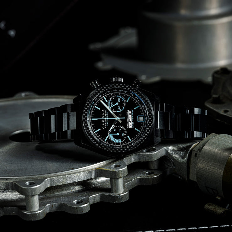 Cadola Cosworth Costin Swiss Chronograph Limited Edition All Black - Watches.com - CD - 1040 - 44