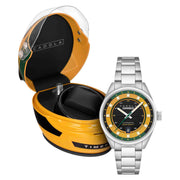 Cadola DFV - Cosworth Automatic Ayrton Limited Edition Yellow + Helmet Watch Winder - Watches.com - CD - 1025 - 88