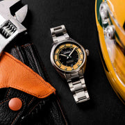 Cadola DFV - Cosworth Automatic Ayrton Limited Edition Yellow + Helmet Watch Winder - Watches.com - CD - 1025 - 88