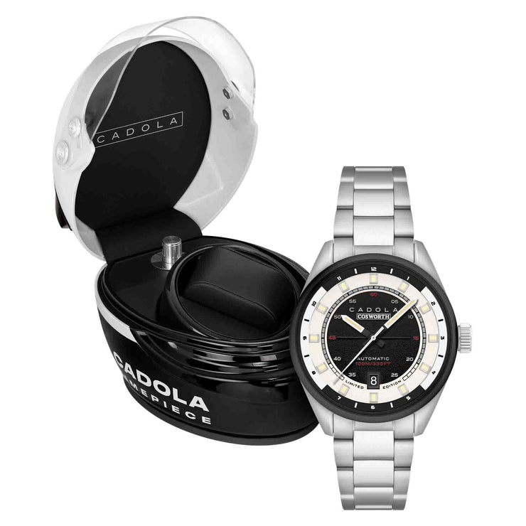 Cadola DFV - Cosworth Automatic Phil Limited Edition + Helmet Watch Winder - Watches.com - CD - 1025 - BB