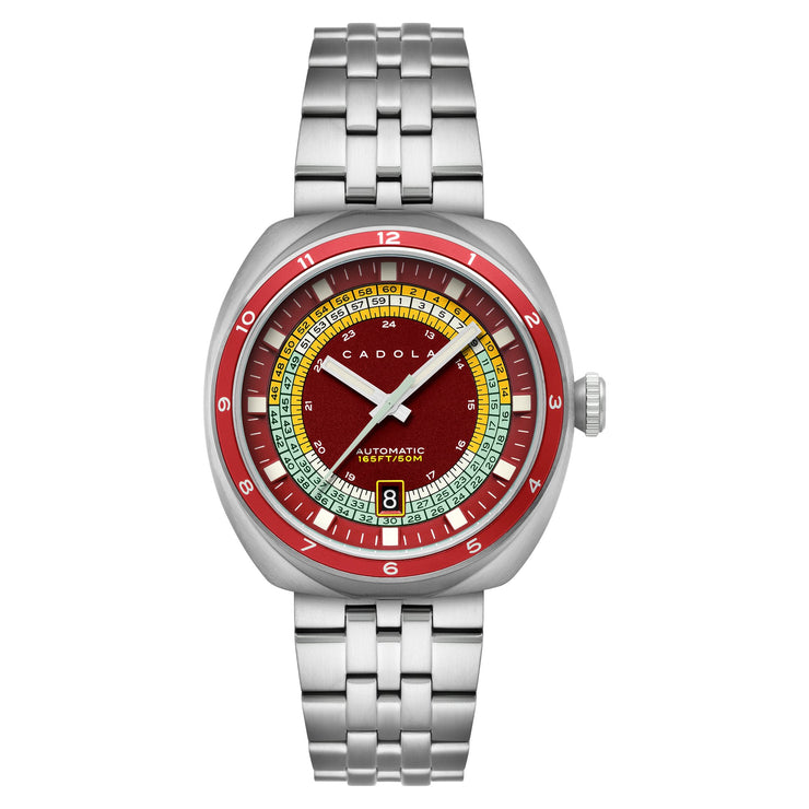 Cadola Giulia Suprema Automatic Metallic Red - Watches.com - CD - 1044 - 44